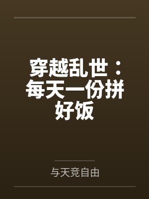 穿越乱世:每天一份拼好饭